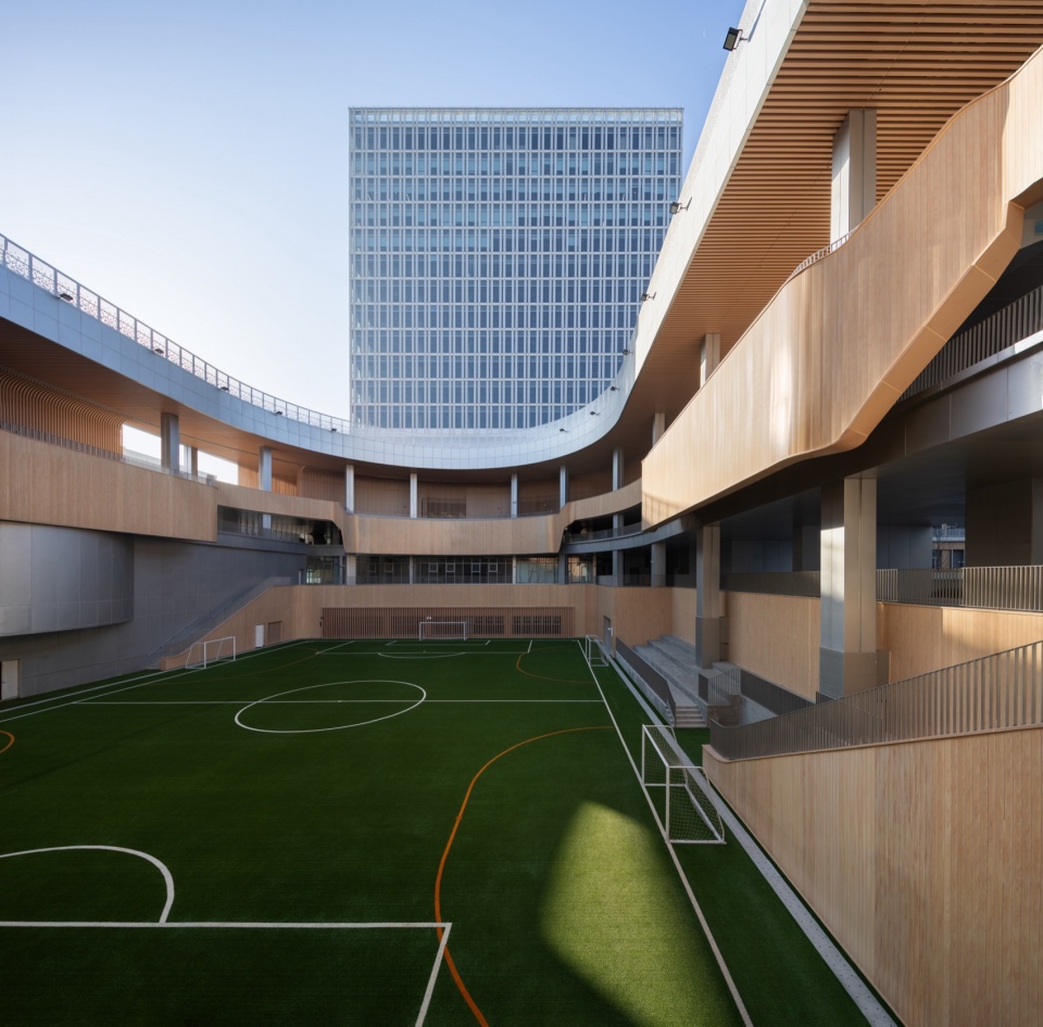 shanghai pinghe school jinding campus by cd design center