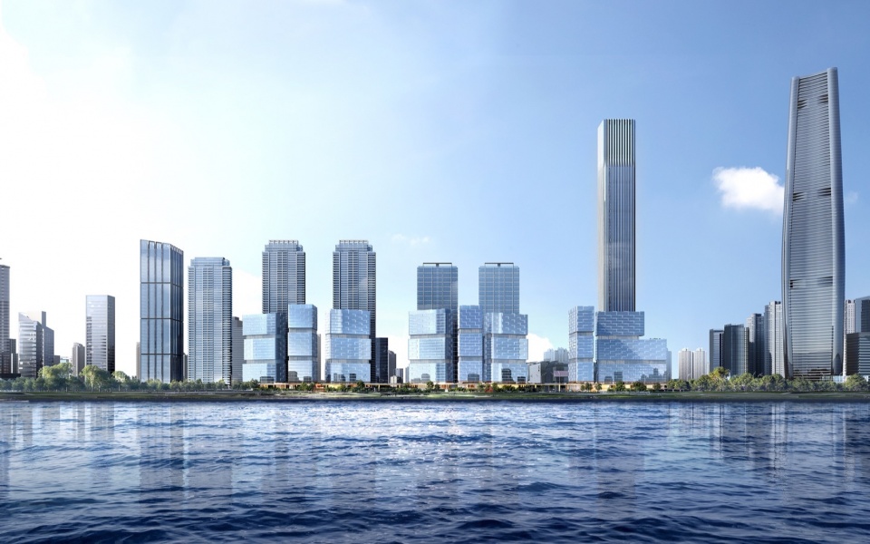 wuhan great river center international competition lines dual perspectives on urban coordinates part 2