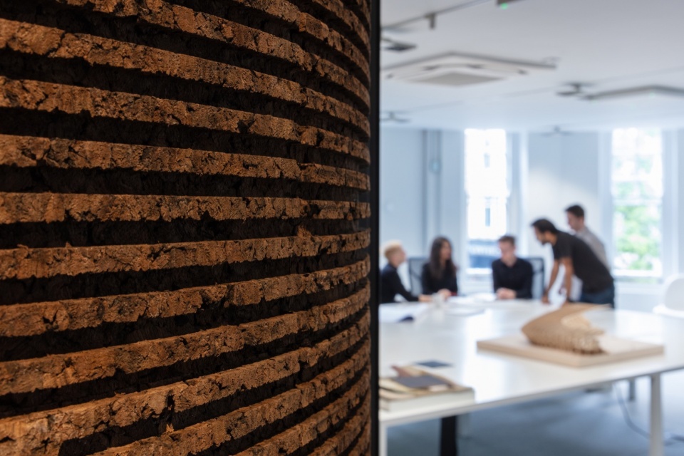 zaha hadid architects x gencork at maison et objet