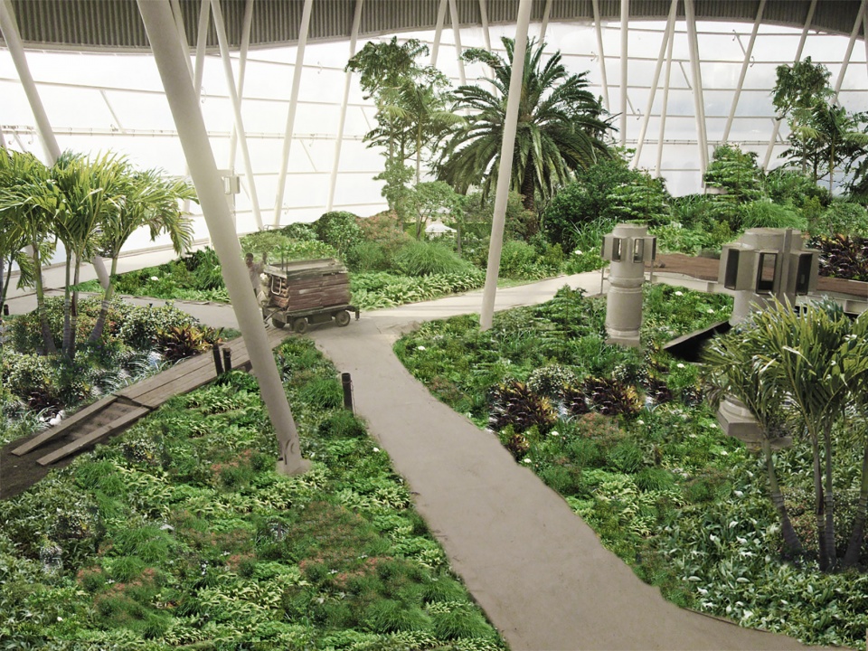 tri climatic biosphere abu dhabi uae by leeser architecture