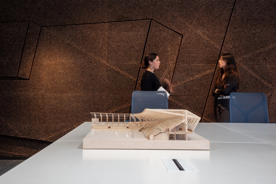 zaha hadid architects x gencork at maison et objet