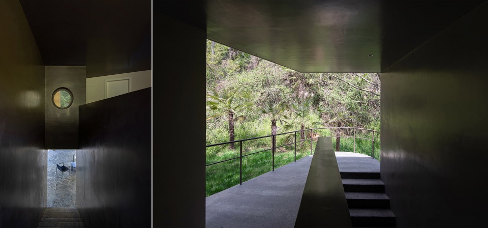 the treehouse mask in the forest by moguang studio