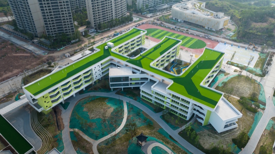 chengdu eastern new area cultural and creative industrial park chendu no 7 eastern school by sichuan provincial architectural design and...