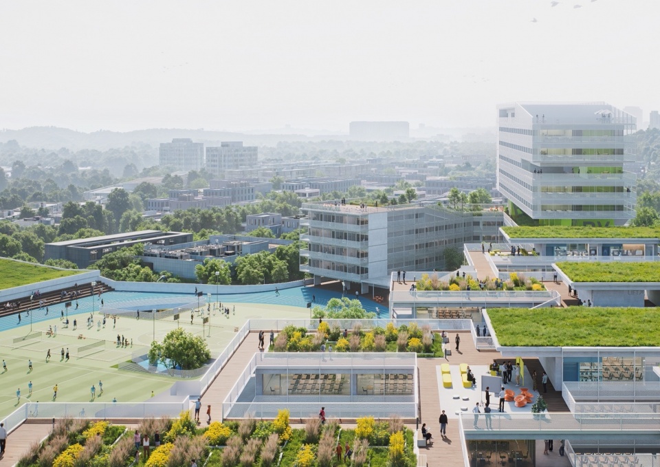 design concept for shenzhen no 32 senior high school by remixstudio