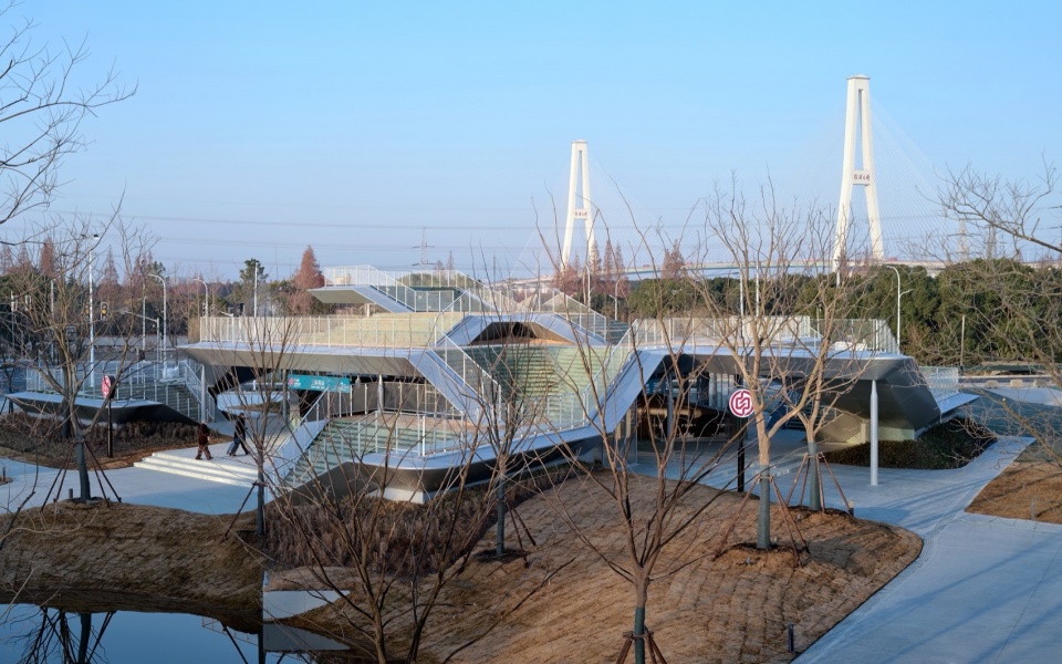 Meandering In Forest South Sanlin Station of Shanghai Airport Link by Original Design Studio TJAD