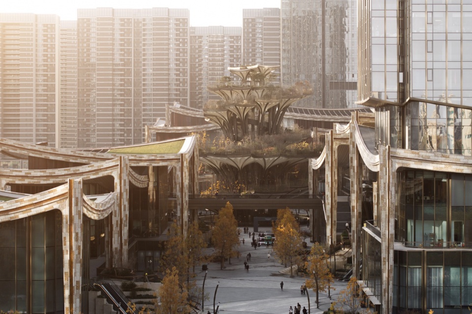 Xi an tree of the Mix city Xi an CR LAND by WTD GROUP