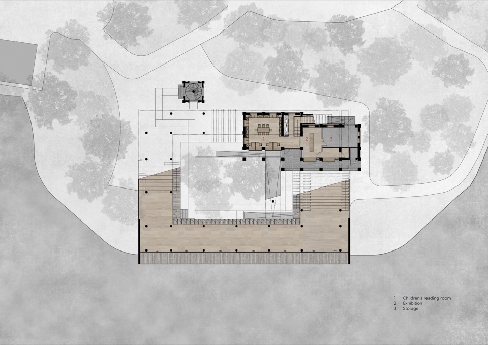Mengzi NSAU Bookstore of Librairie Avant Garde by ZAO standardarchitecture