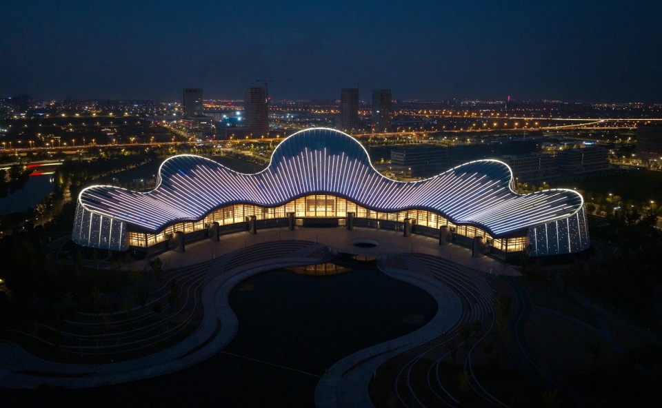 nantong grand theatre by biad paul andreu plus project
