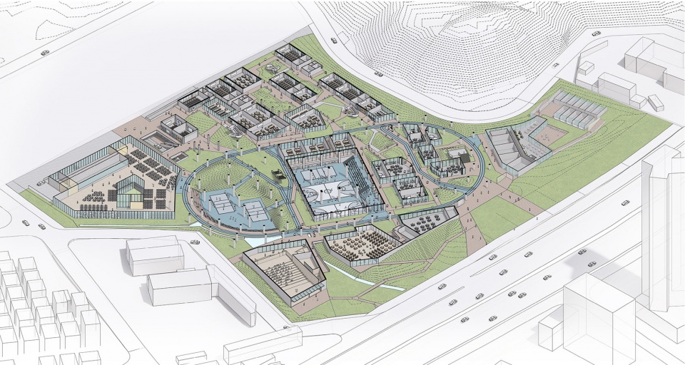 design concept for shenzhen no 32 senior high school by remixstudio