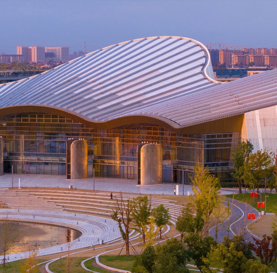 nantong grand theatre by biad paul andreu plus project