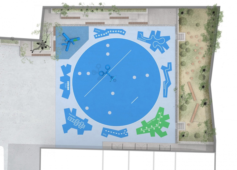 Xinhua Blue Sports Park China by 11ARCHITECTURE