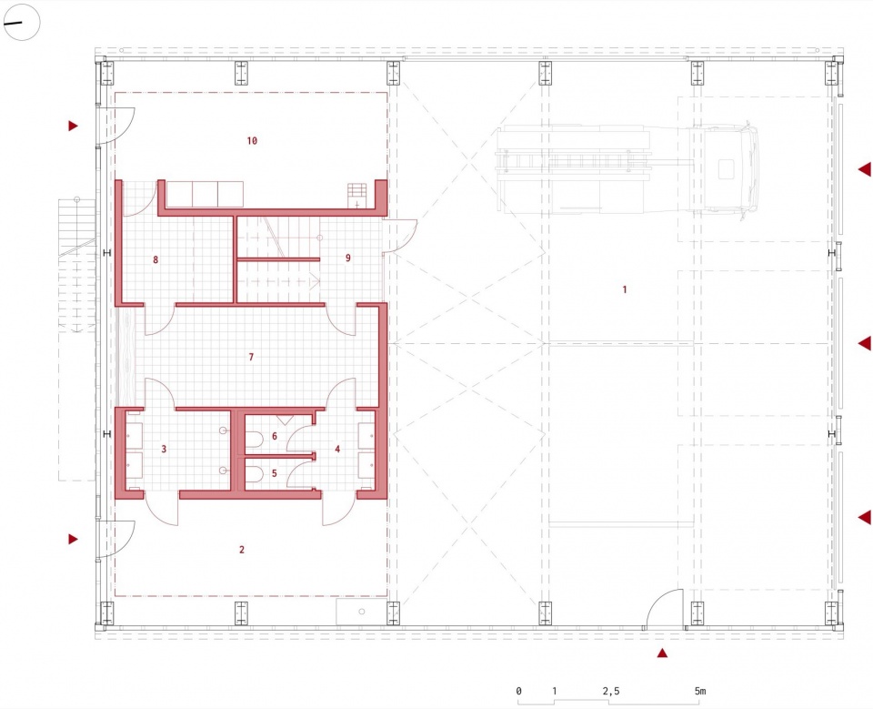 jircany fire station SOA architekti