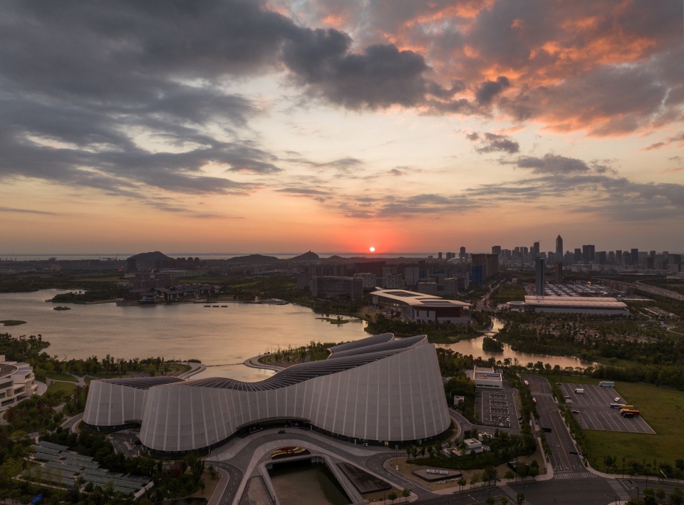 nantong grand theatre by biad paul andreu plus project