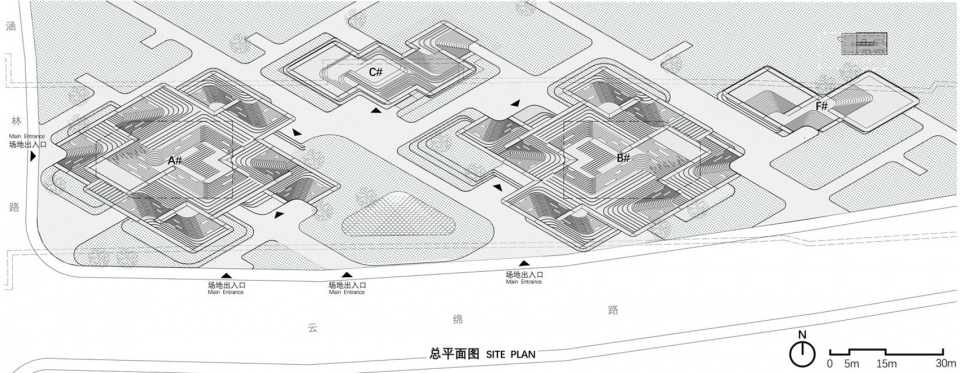 Meandering In Forest South Sanlin Station of Shanghai Airport Link by Original Design Studio TJAD