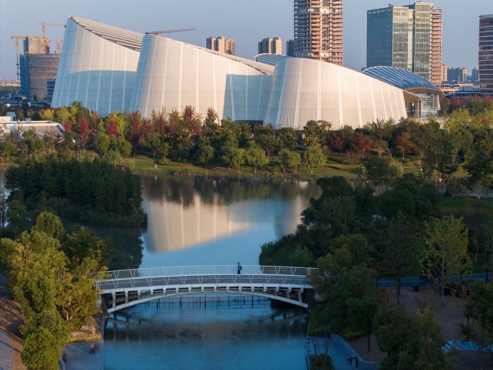 nantong grand theatre by biad paul andreu plus project