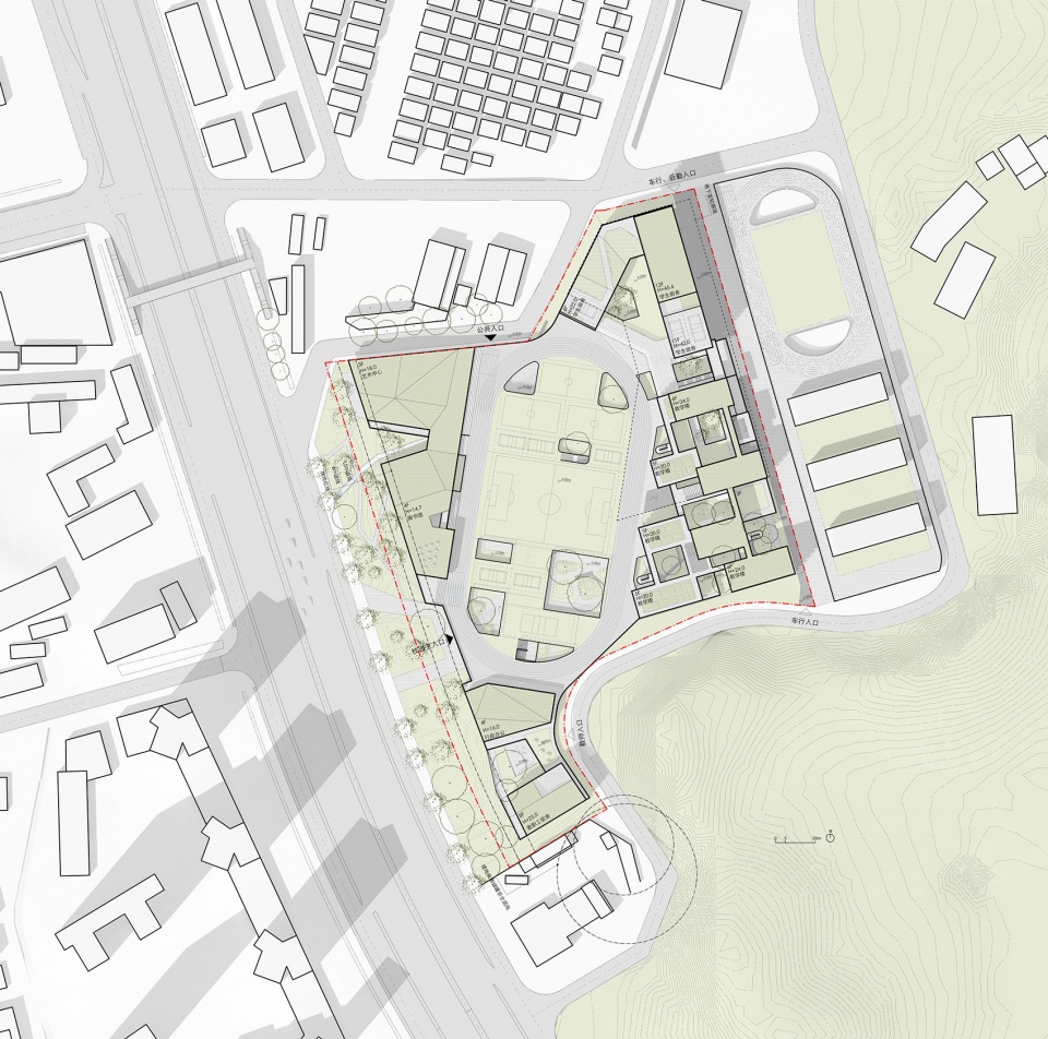 design concept for shenzhen no 32 senior high school by remixstudio
