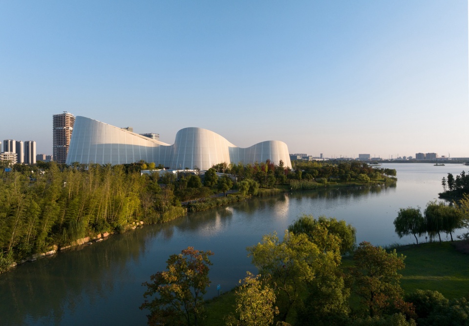 nantong grand theatre by biad paul andreu plus project
