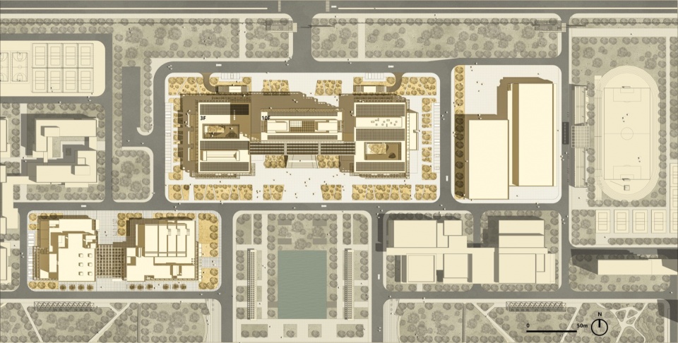 TARU New Campus Library and Information Center by CADG