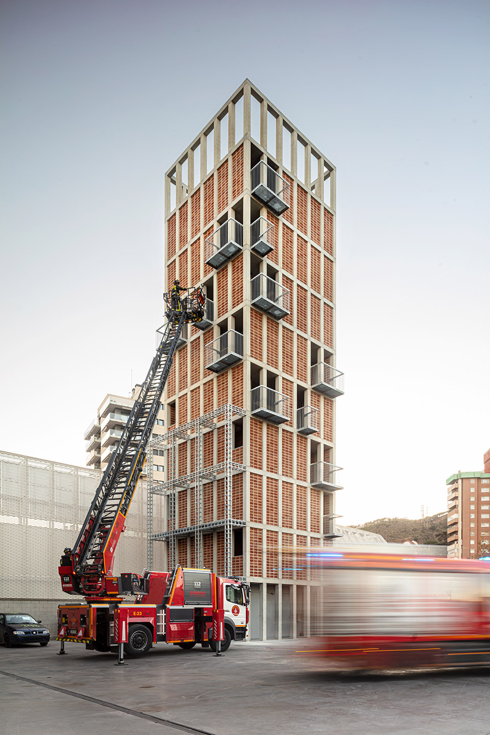 firemen tower in vall dhebron by carles enrich studio