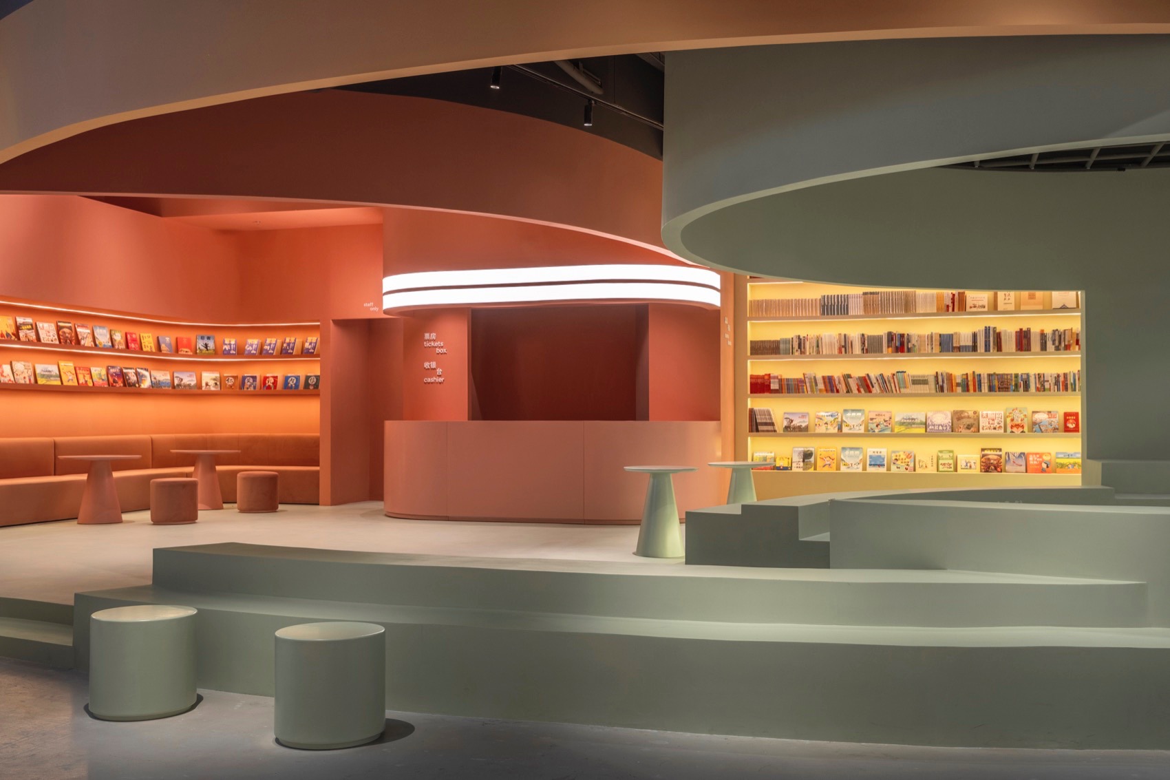 “mumu theater” interior design by office yet & MAAN DESIGN STUDIO - 谷德设计网
