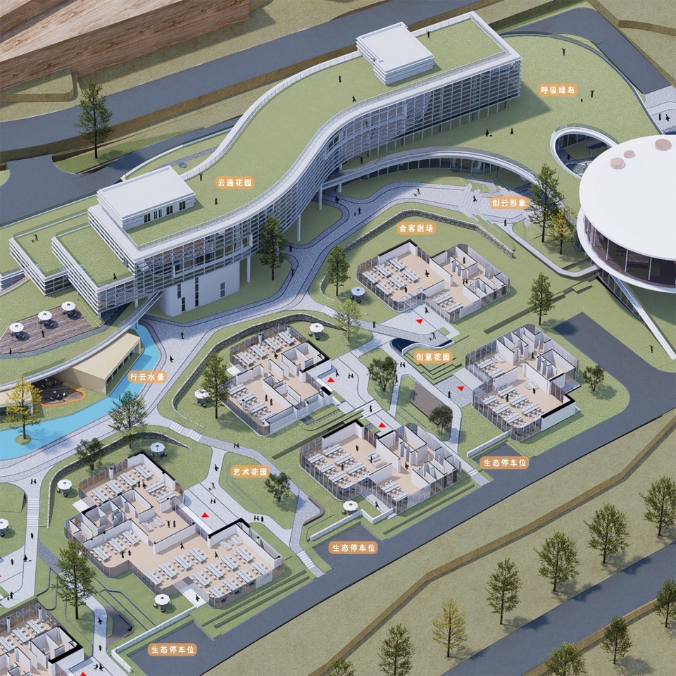 Lingfeng Smart Valley Platform Demonstration Zone Construction Project by The Design Institute of Landscape Architecture China Academy of...