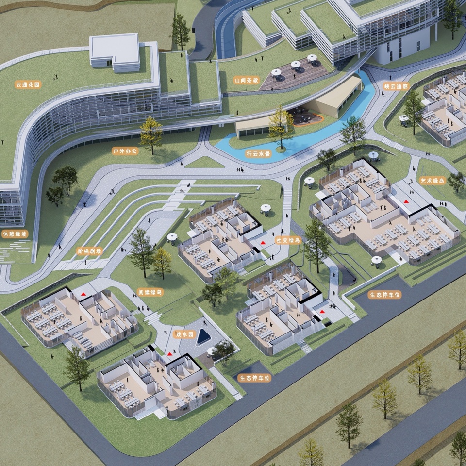 Lingfeng Smart Valley Platform Demonstration Zone Construction Project by The Design Institute of Landscape Architecture China Academy of...