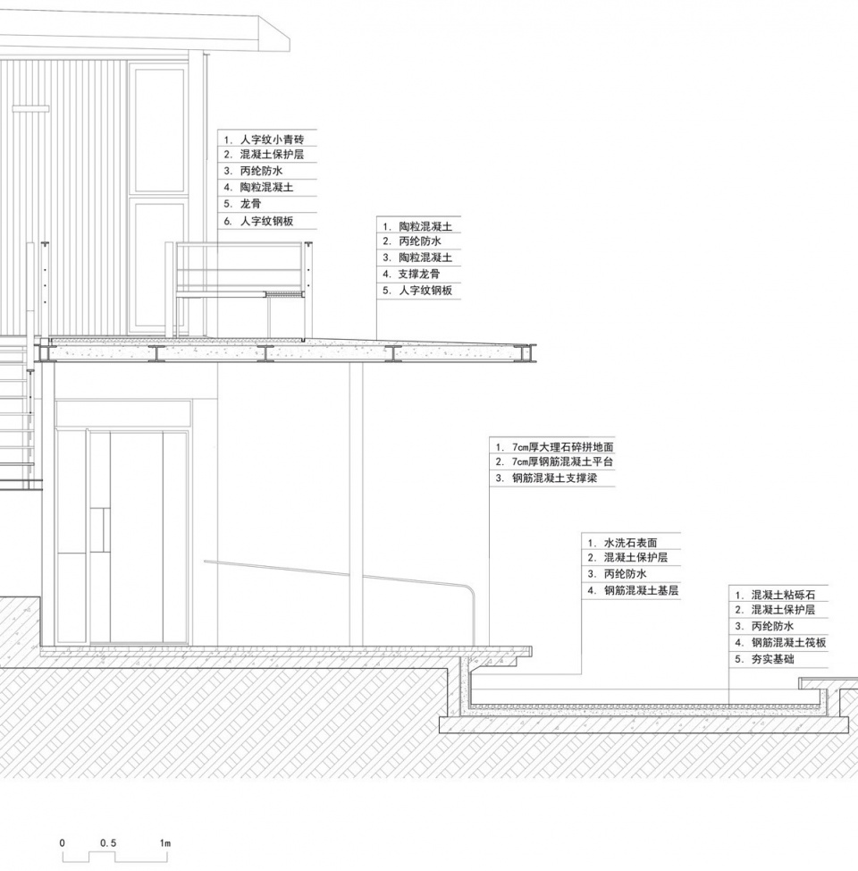 Concrete Screen Courtyard of Wind H Art Center 751 Phase 2 Phase 3 by Jin Qiuye Studio