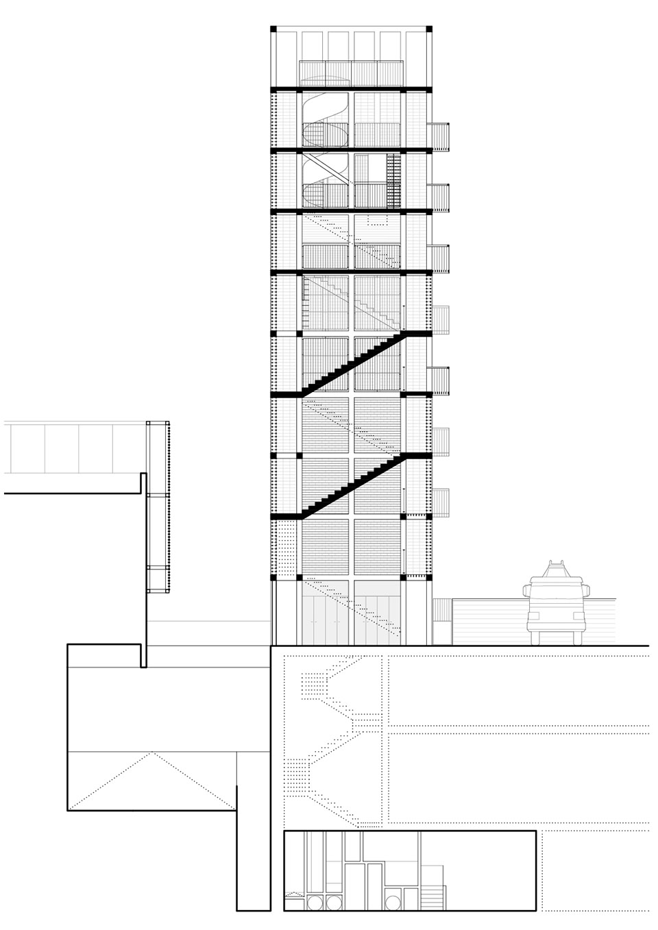 firemen tower in vall dhebron by carles enrich studio