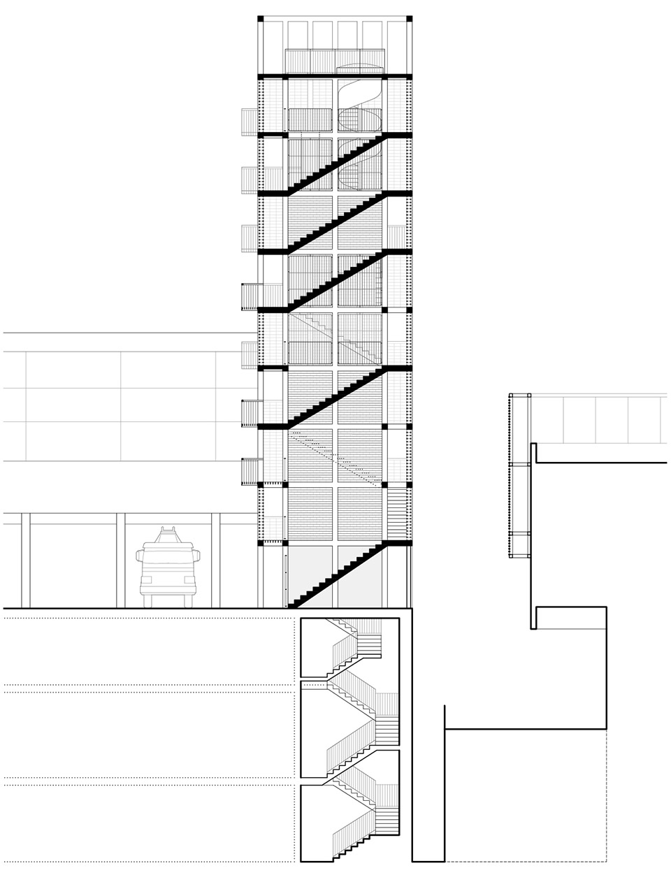 firemen tower in vall dhebron by carles enrich studio