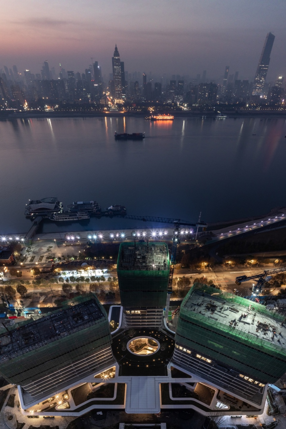 wuhan great river center international competition lines dual perspectives on urban coordinates part 2