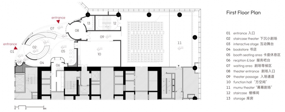 mumu theater by officeyet plan 1F