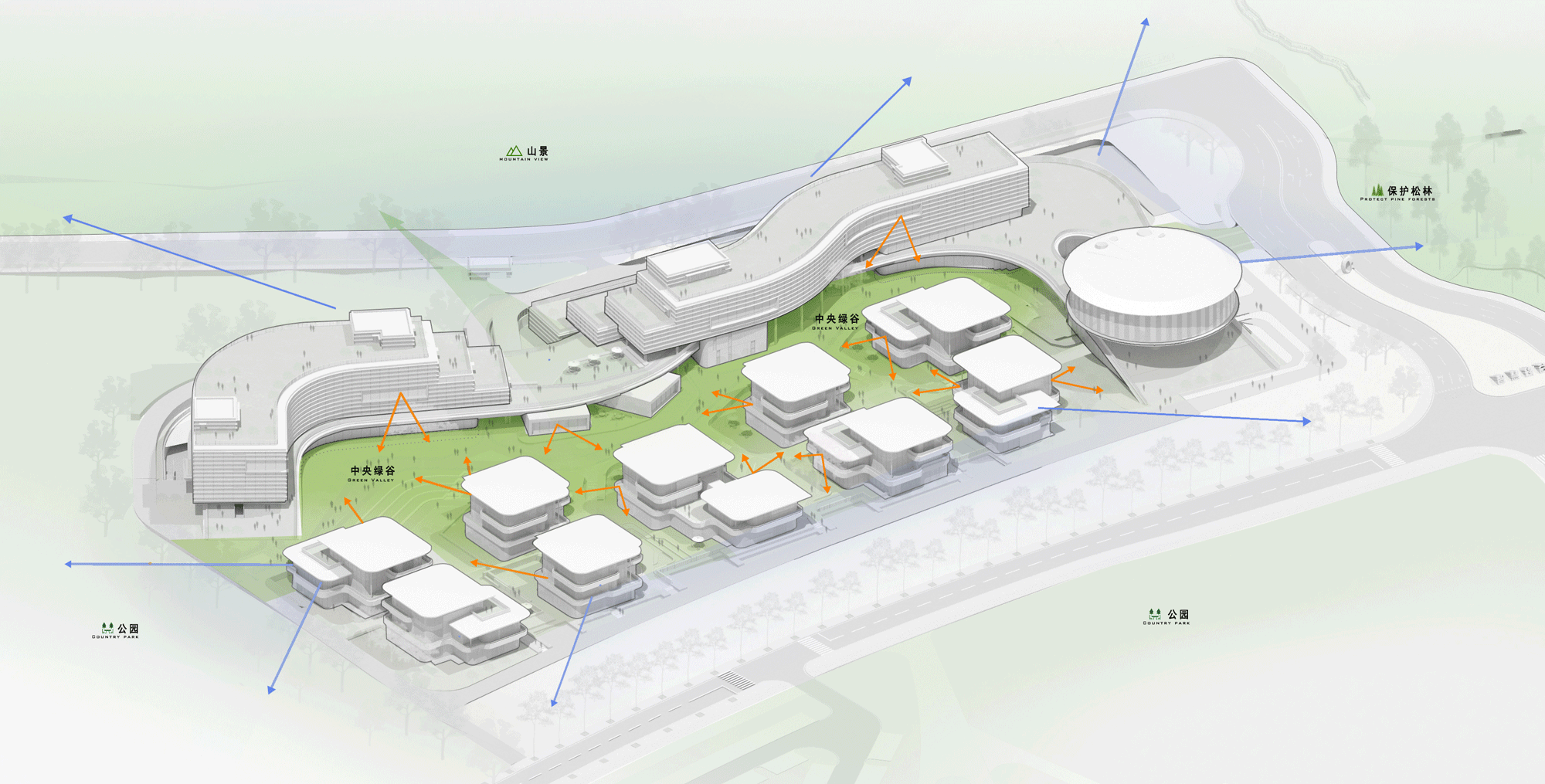 Lingfeng Smart Valley Platform Demonstration Zone Construction Project by The Design Institute of Landscape Architecture China Academy of...