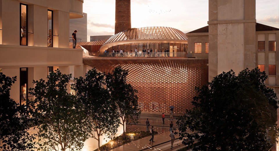 03 ZHA Nikola Tesla Museum NorthFacade Render by ZHA