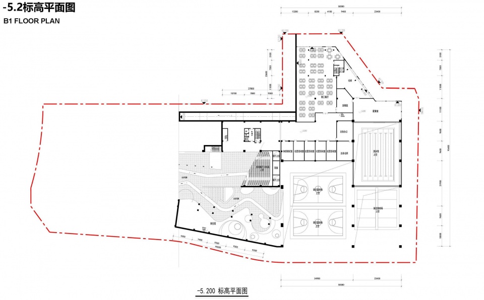 .2标高平面图 shenzhen longhua district qingquan foreign language junior school