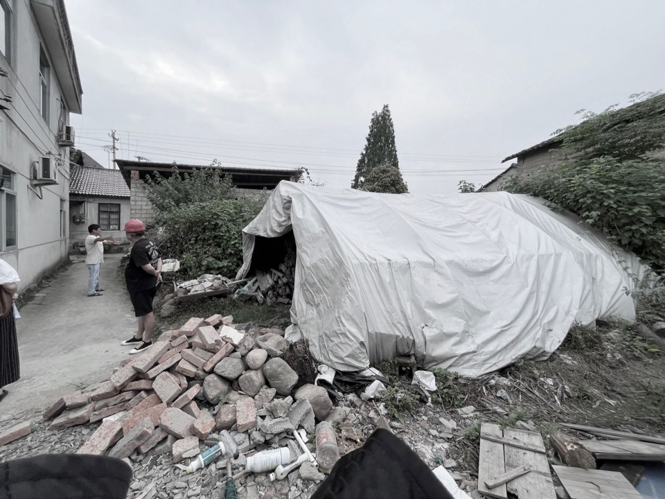 场地原貌 菜地和菜棚© 衍述设计Vegetable Trellis before Renovationtwo and a half xiajie tea plaza 拷贝