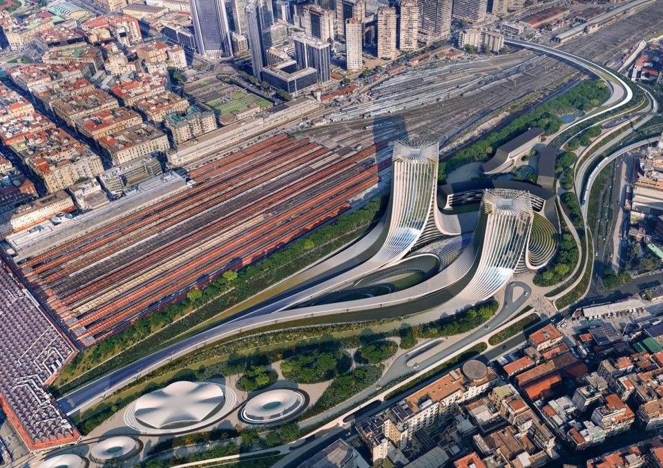 Napoli Porta Est by Zaha Hadid Architects