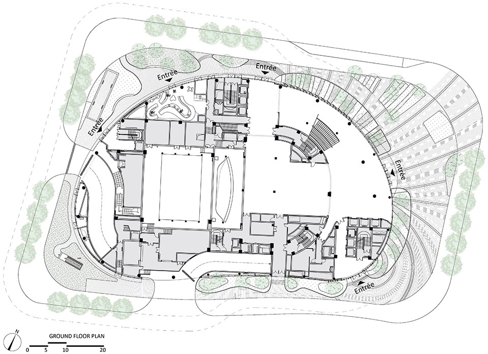huang pu cultural centre by international frederic rolland architecture