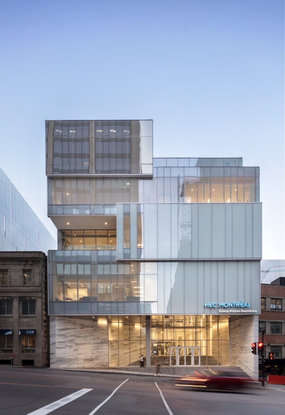Hec Montreals Helene Desmarais Building by Provencher Roy