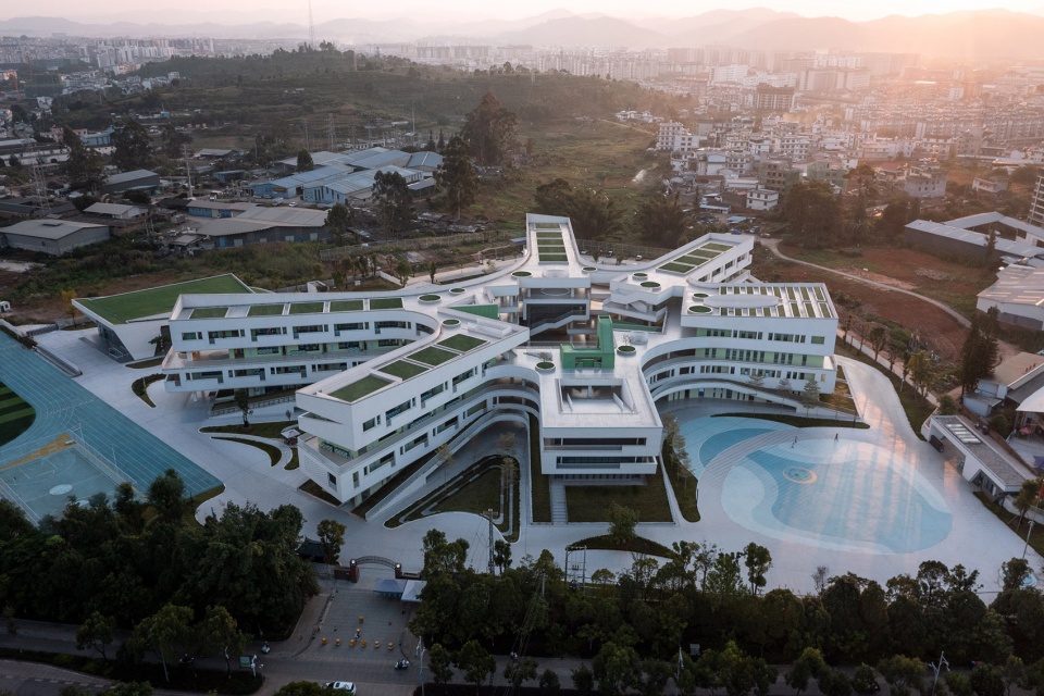 gucheng campus of simao first primary school by scut