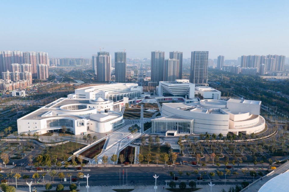 wuhan dongxihu cultural center by cadg daqiarchitects