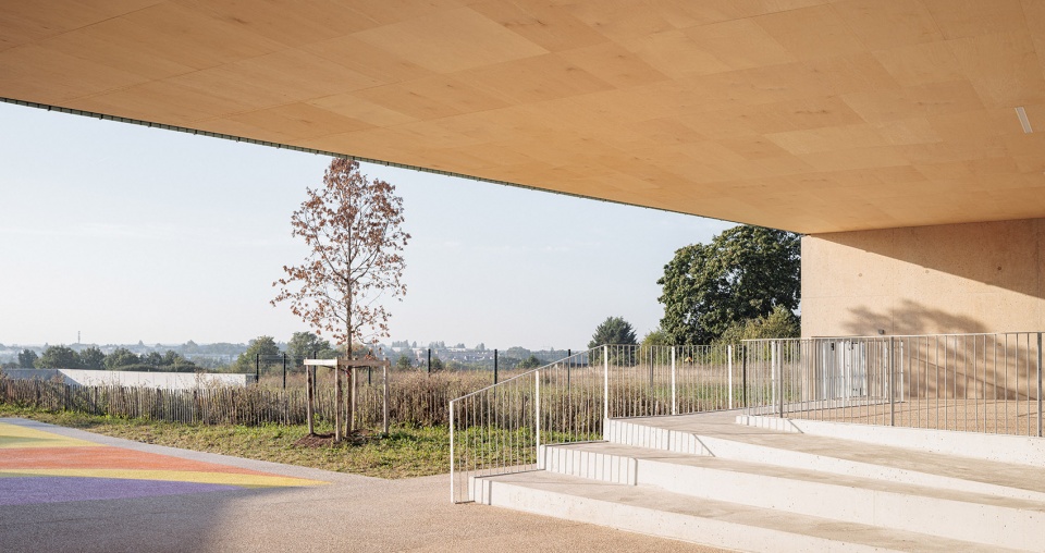 claudine hermann school by sam architecture