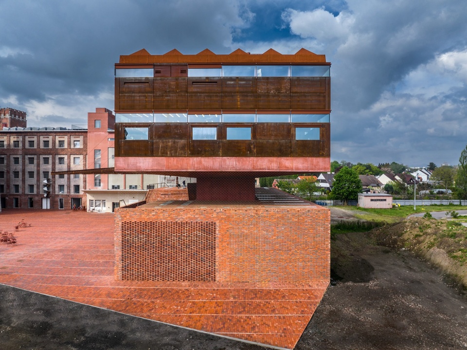 gampa and sfera with public spaces of automatic mills in pardubice by sepka architekti