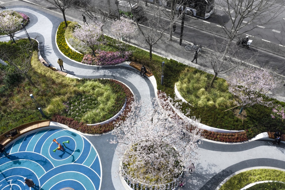 Shanghai Jingxin Pocket Park China by U Design Lab