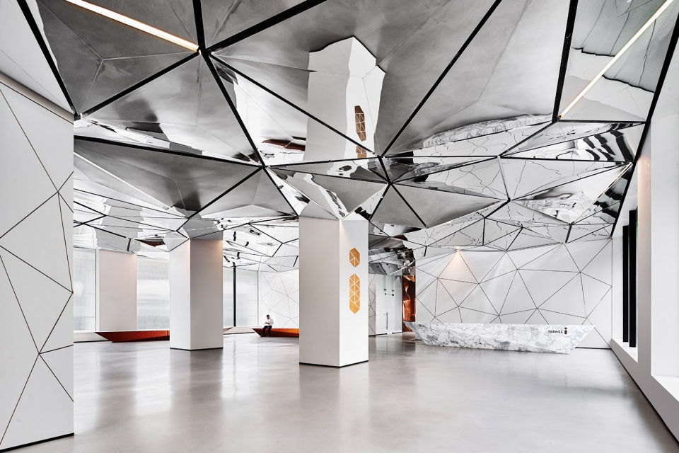 the parinee i tower lobby by studio symbiosis