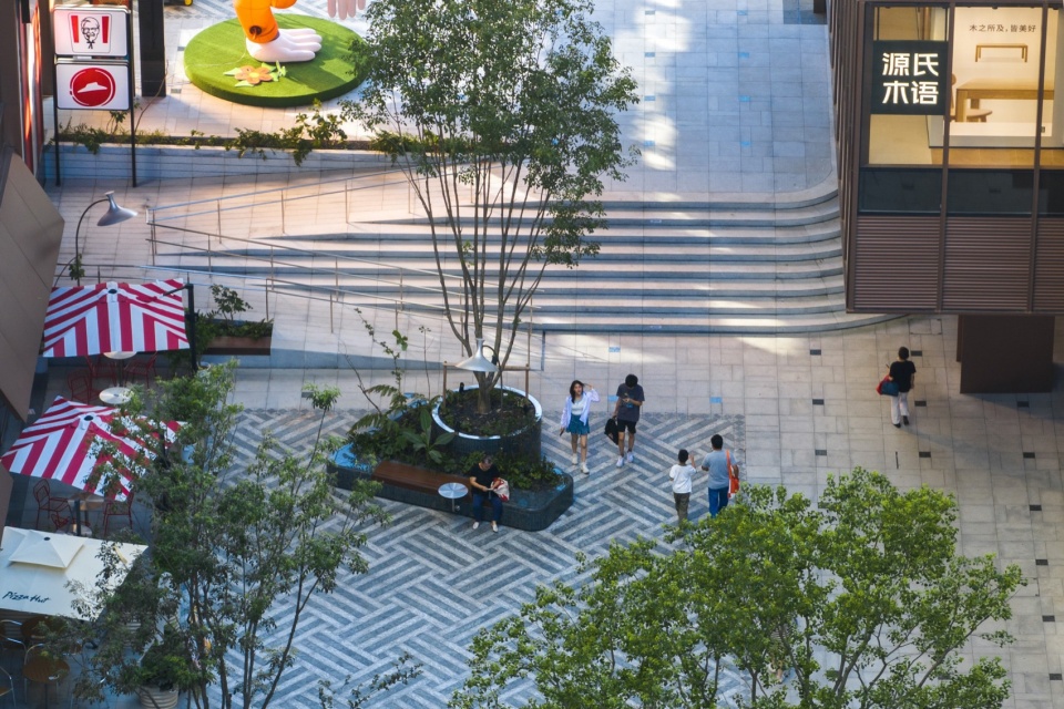 Midtown Forest Shanghai Xuhui Vanke Plaza Landscape Practice by THLA