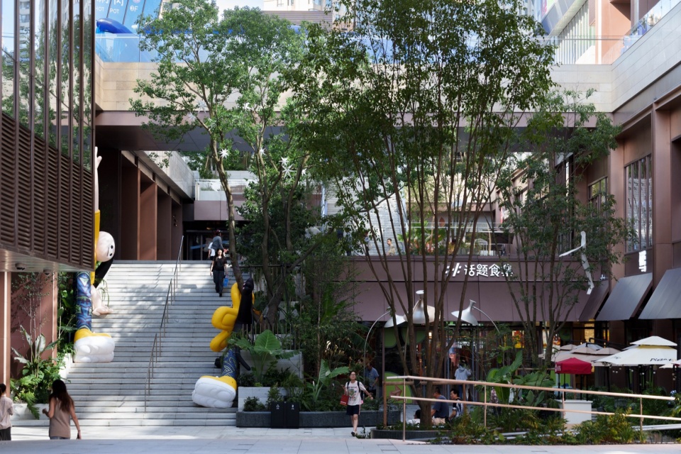 Midtown Forest Shanghai Xuhui Vanke Plaza Landscape Practice by THLA
