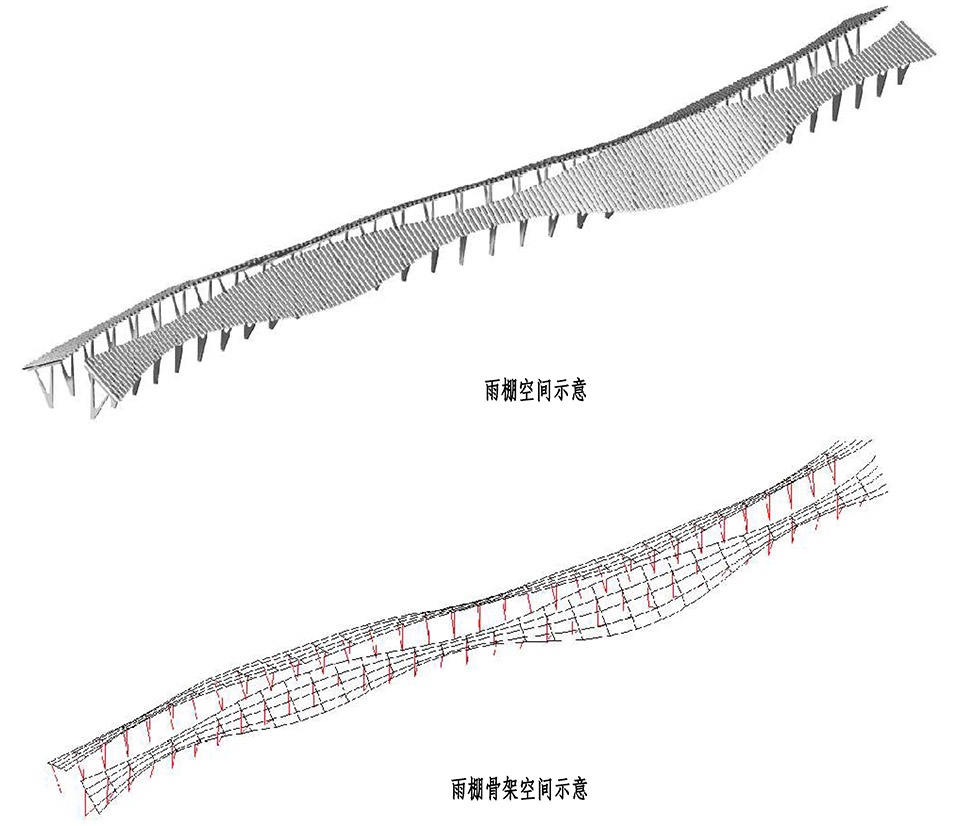 jianshe avenue pedestrian bridge by atelier cns