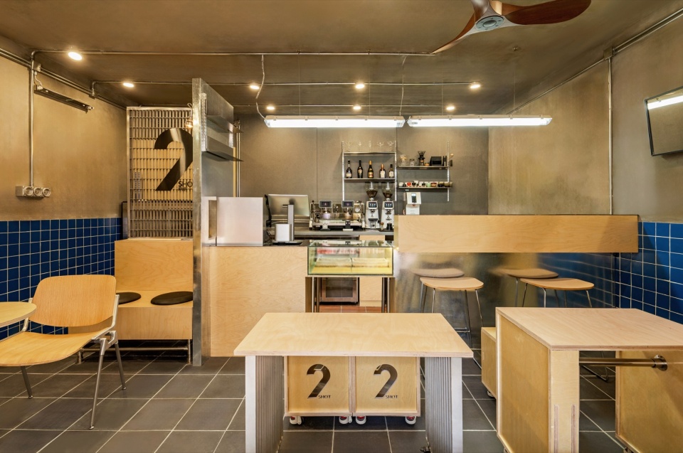 two shots coffee by wave design