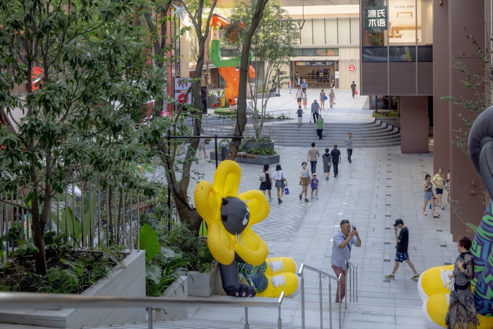 Midtown Forest Shanghai Xuhui Vanke Plaza Landscape Practice by THLA