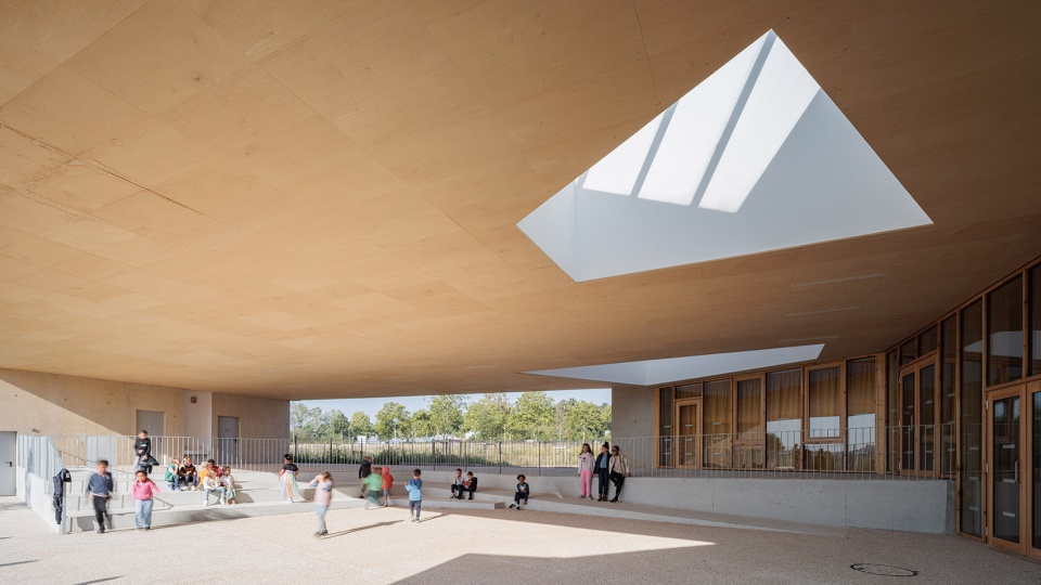 claudine hermann school by sam architecture